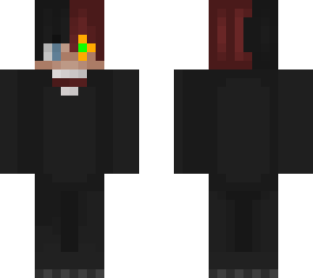 red and black