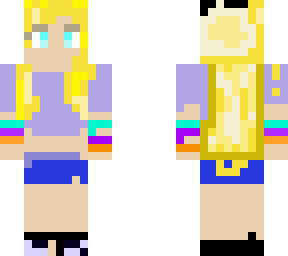 Blonde Hair Blue Eyes Girl Minecraft Skins