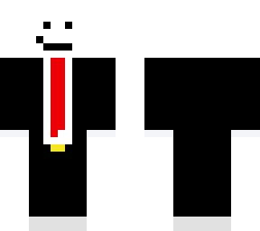 White guy with suit | Minecraft Skin