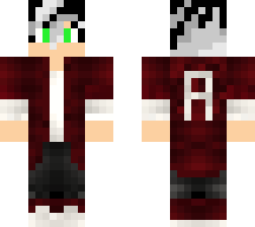a black white haired guy