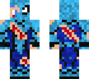 blue spiderman damaged