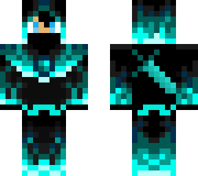 electric ninja with black gloves