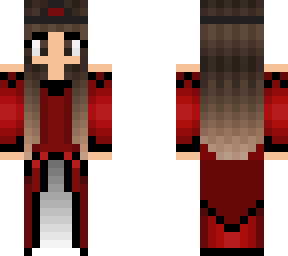 medieval queen - red/black