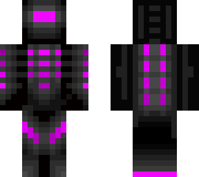 purple glow robot