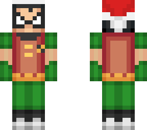 robin (slim) w/ santa hat