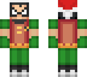robin w/ santa hat