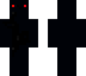 black with red eyes