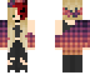 blonde warm devil mask