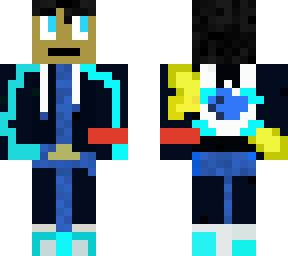 blue suit man