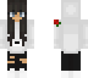 edit: white bear hoodie girl with rose on back