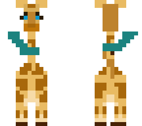 giraffe with scarf