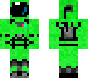 green astronaut