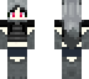 grey werewolf girl