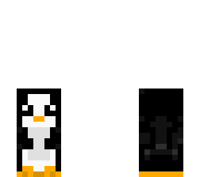 penguin, black
