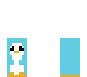penguin, blue