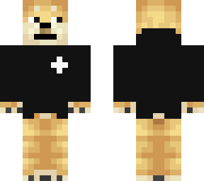 the doge skin but it has pma merch (with a hood this time)