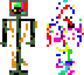 when a glitched mob appears