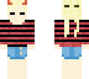 blonde devil girl
