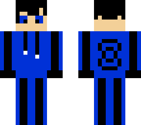 blue and black boy