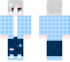 blue flower boy