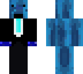 blue suit melon