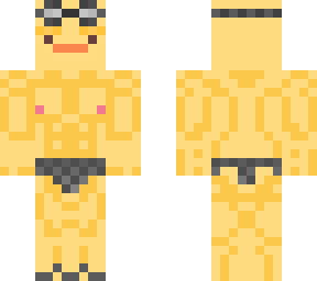 buff duck with flipflops