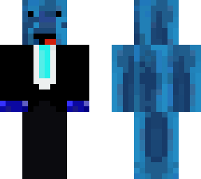 derp blue melon in suit