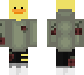 derp duck green hoodie