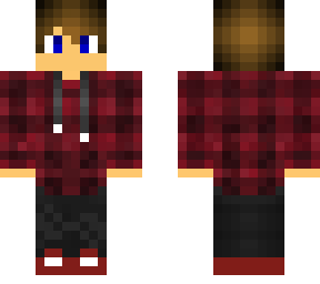 plaid hoodie