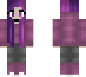 purple and pink mix - dark pink hoodie