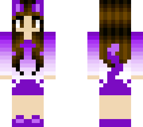 purple cat girl