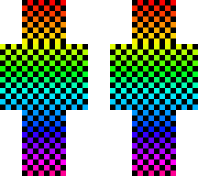 rainbow checker