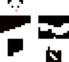 red and white panda