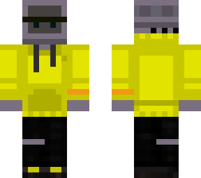 yellow hoodie robot mib