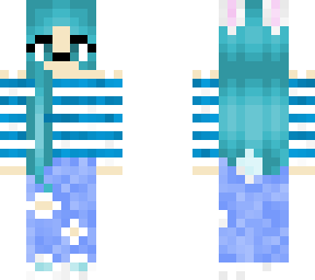 blue bunny girl (read description)