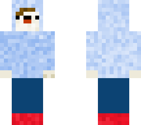 blue hoodie