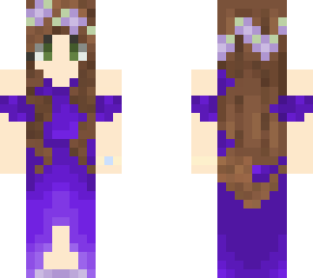 different sleeves, purple versatile dress