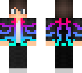 edited neon jacket boy