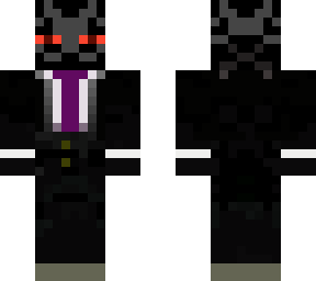 ender man in suit