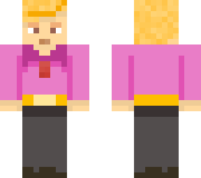 felix huxley but he's wearing pink