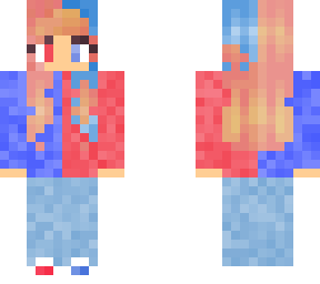 fire/water hoodie girl (read description)