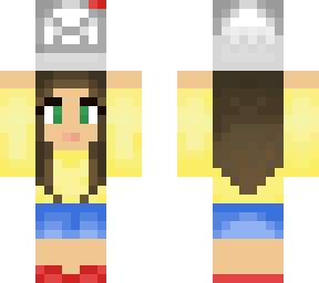 girl holding letterbox ( box on head) female three (3)