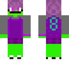 green and purple