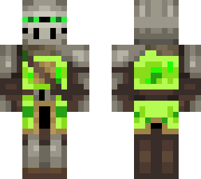 green enderman knight