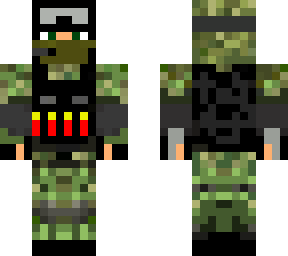 military gun man