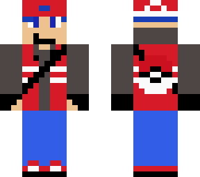 my custom pokemon trainer (rick)