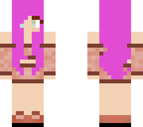 pink hair girl