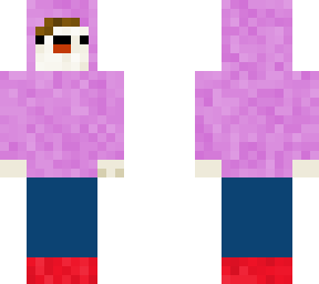 pink hoodie