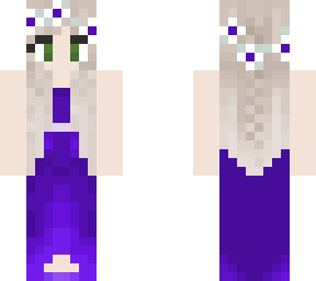 purple dress