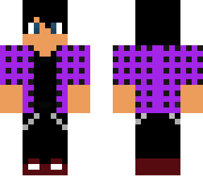 purple flannel teen